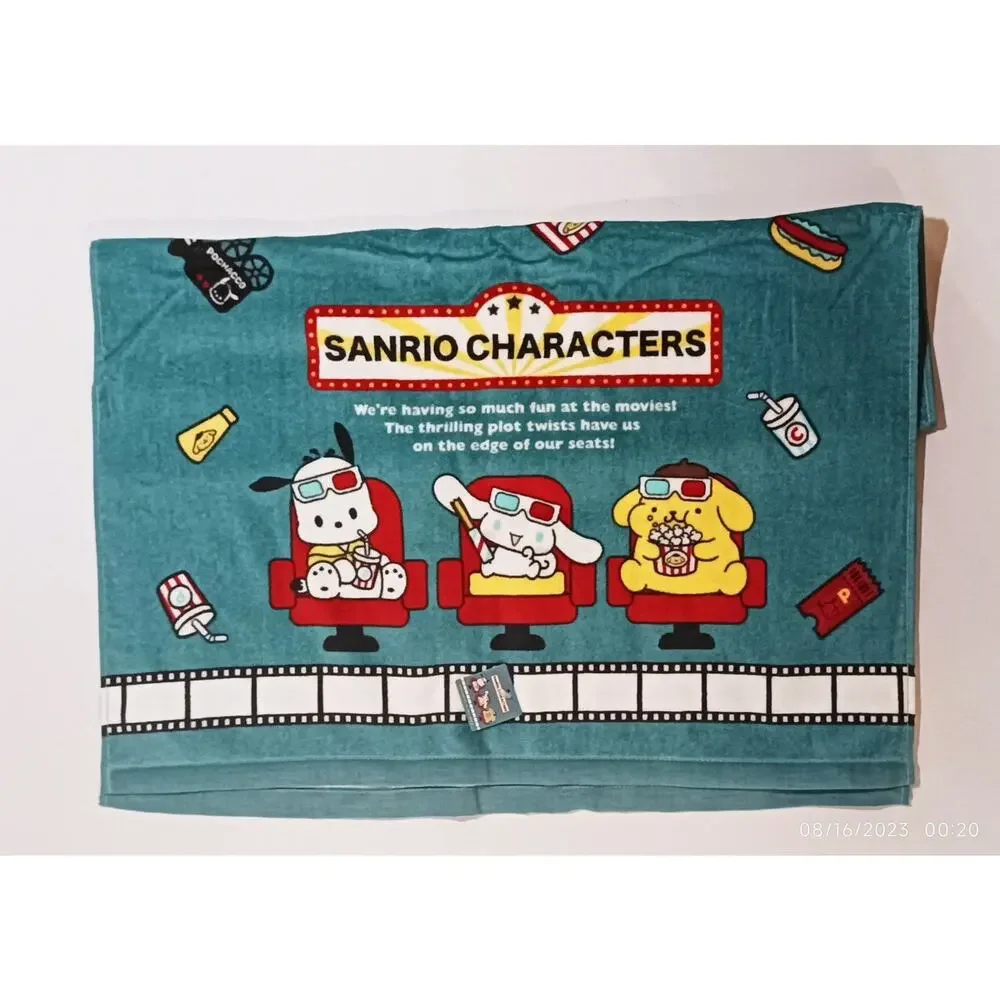 Sanrio characters bath towel